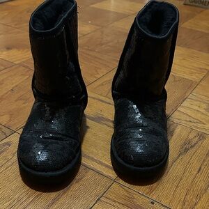 UGG Sparkling Black Winter Boots